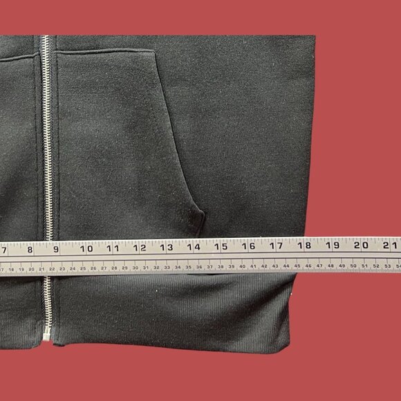 Rue 21 - Men's Long Sleeve Hooded Sweatshirt - Black - Medium - Picture 4 of 14